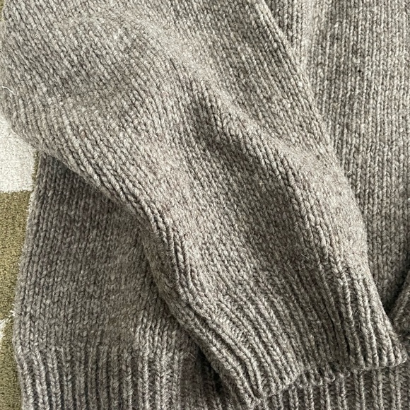 Babaa Men’s Jumper No17 Wool Turtleneck Sweater Dark Mist - Picture 6 of 15